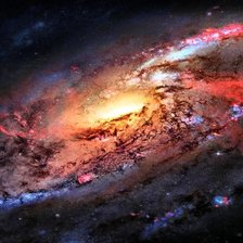 Схема вышивки «галактика»