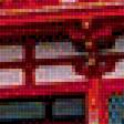 Предпросмотр схемы вышивки «храм япония» (№1274614)