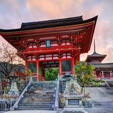 Схема вышивки «храм япония»