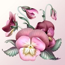 Оригинал схемы вышивки «цветы» (№1288818)