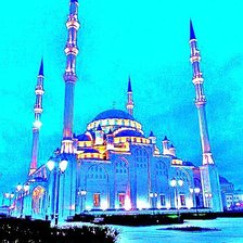 Схема вышивки «Мечеть Сердце Чечни»