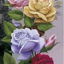Оригинал схемы вышивки «pekné ruže» (№1290155)