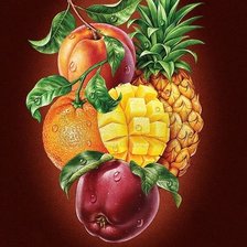 Оригинал схемы вышивки «фрукты» (№1294448)