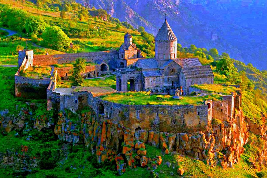 Монастырь Татев - монастырь, армения, кавказ, горы - оригинал