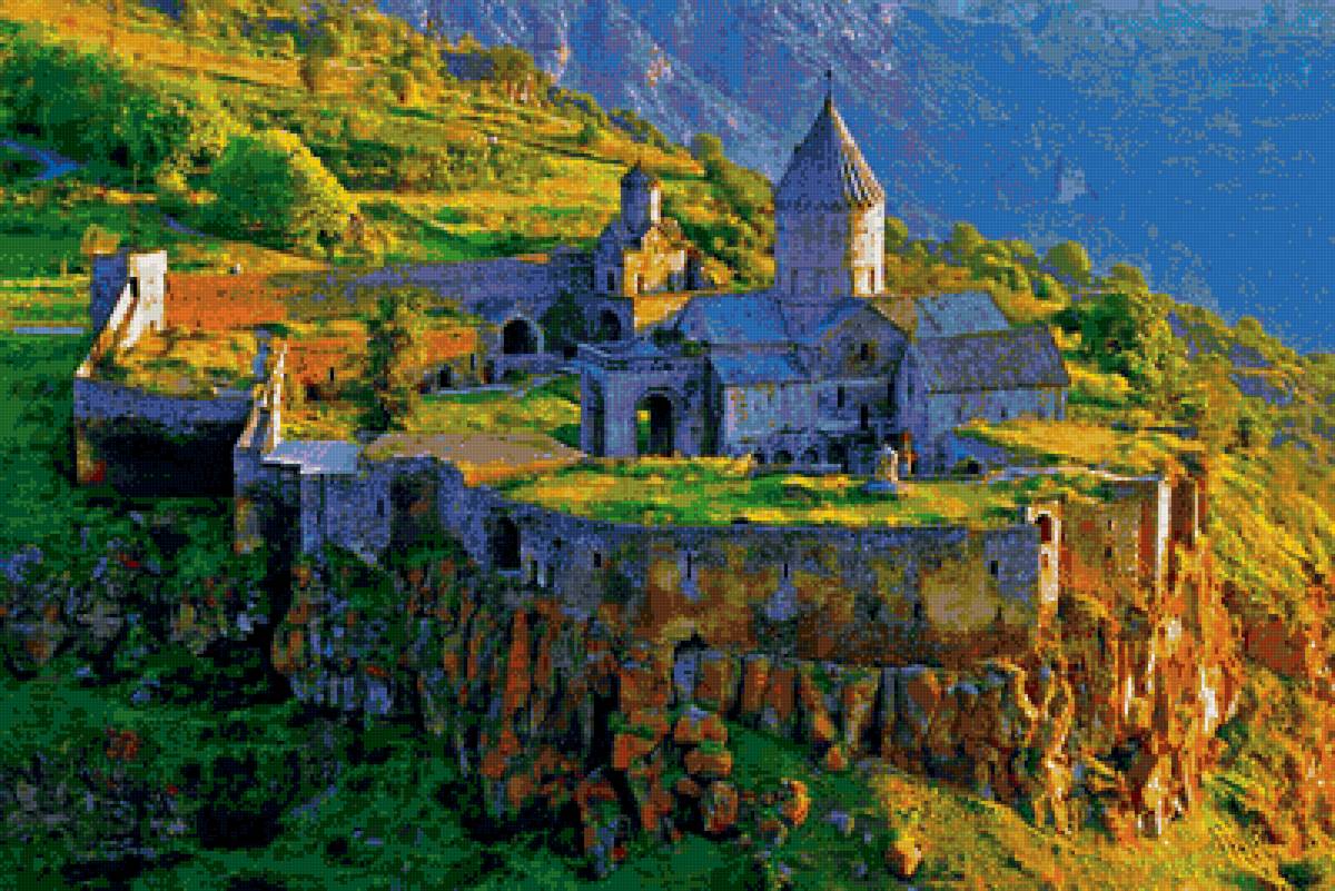 Монастырь Татев - горы, монастырь, кавказ, армения - предпросмотр