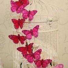 Оригинал схемы вышивки «бабочки» (№1302037)