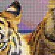Предпросмотр схемы вышивки «Тигры» (№1305092)