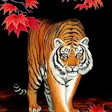 Оригинал схемы вышивки «Тигр» (№1306793)