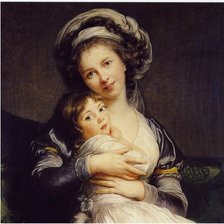 Оригинал схемы вышивки «Мать и дитя» (№1333716)