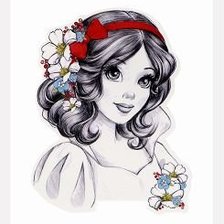 Оригинал схемы вышивки «Blanca princesa Disney» (№1354784)