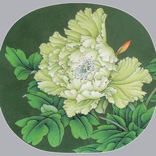 Оригинал схемы вышивки «подушка"китайский пион"» (№1359442)