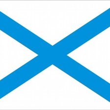 Схема вышивки «Андреевский флаг»