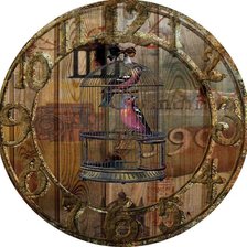Оригинал схемы вышивки «часы» (№1366993)