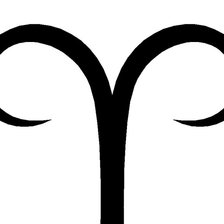 Схема вышивки «Знак зодиака Овен»