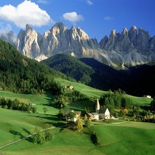 Схема вышивки «Доломитовы Альпы.Италия»