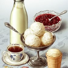 Оригинал схемы вышивки «Мороженое» (№1400282)