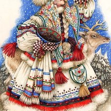 Оригинал схемы вышивки «Матушка-зима» (№1427351)