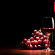 Схема вышивки «Вино с виноградом»