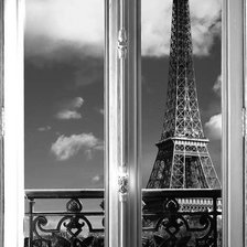 Схема вышивки «окно в париж»
