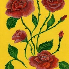 Оригинал схемы вышивки «Розы.(для подушки)» (№1441727)