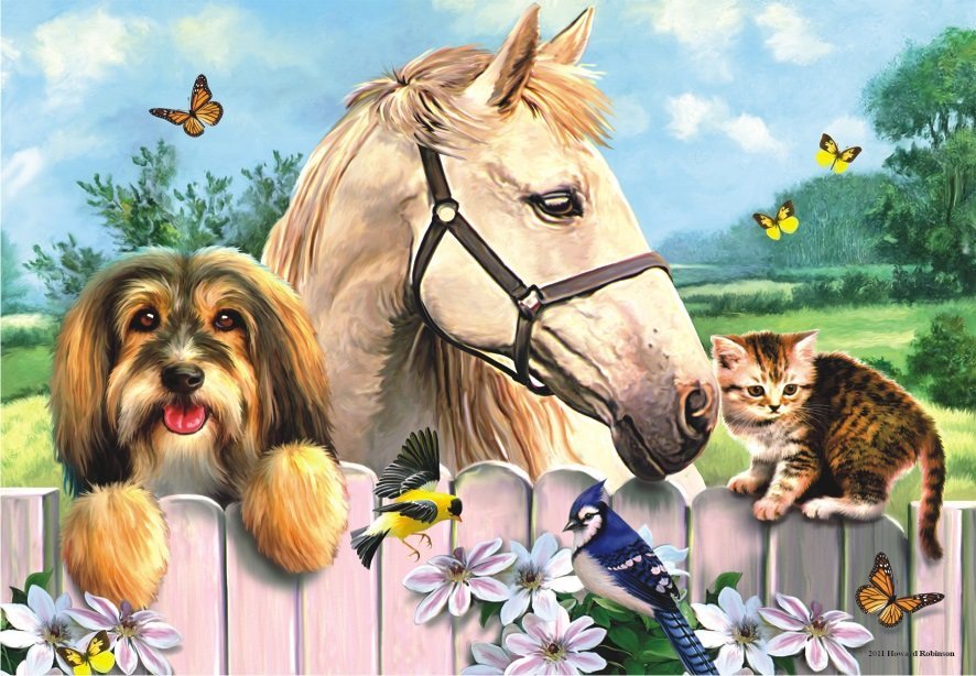 Мир животных - животное, собака, лошадь - оригинал