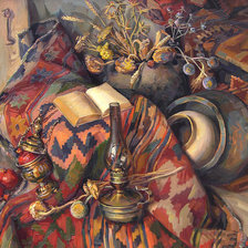 Оригинал схемы вышивки «Натюрморт по картине Меружана Хачатряна» (№1466317)
