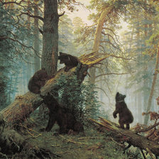 Схема вышивки «Три медведя»