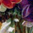 Предпросмотр схемы вышивки «Букет цветов в вазе» (№1481844)