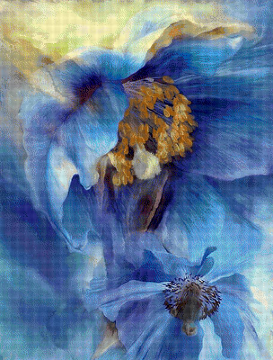 СИНИЕ ЦВЕТЫ - синие цветы - предпросмотр