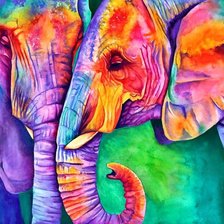 Схема вышивки «Мудрость слонов»