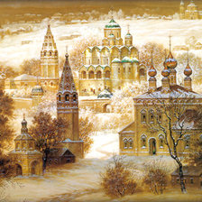 Оригинал схемы вышивки «Старая Москва» (№1527819)