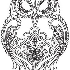 Оригинал схемы вышивки «Сова» (№1546928)