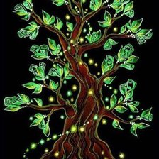 Оригинал схемы вышивки «денежное дерево» (№1553795)