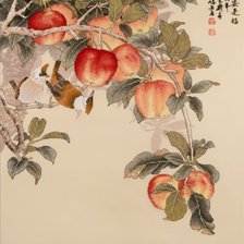 Схема вышивки «Поспевшие яблоки»