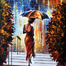 Оригинал схемы вышивки «Дама с зонтом поменьше» (№1561585)