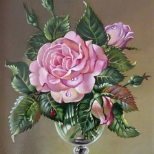 Оригинал схемы вышивки «ružová ruža» (№1574793)