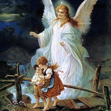 Схема вышивки «Ангел - Хранитель»