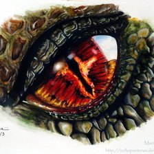 Схема вышивки «глаз дракона»
