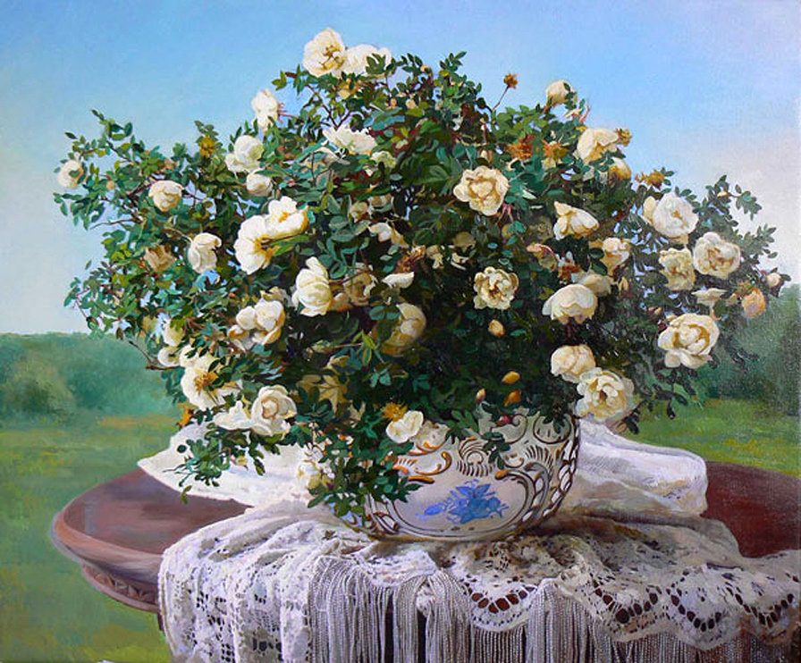 №1581475 - розы, цветы, натюрморт - оригинал