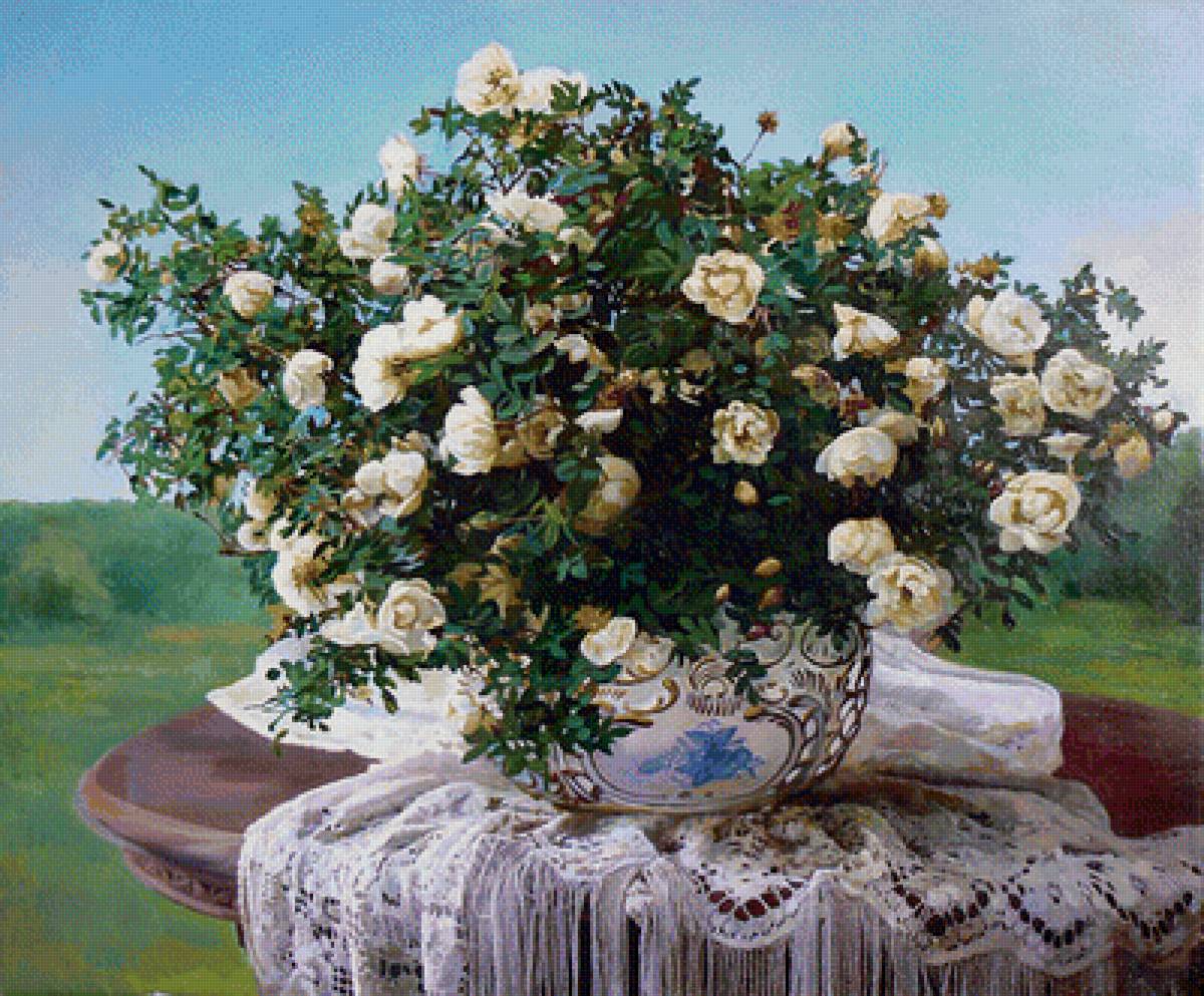 №1581475 - цветы, натюрморт, розы - предпросмотр