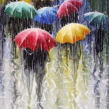 краски дождя
