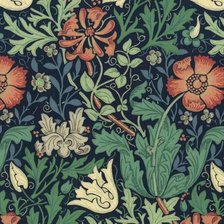Оригинал схемы вышивки «цветы Уильям Моррис» (№1606073)