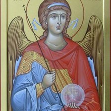 Схема вышивки «Икона архангела Михаила»