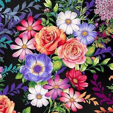Оригинал схемы вышивки «цветы» (№1666970)