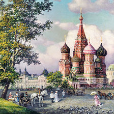Схема вышивки «Старая Москва»