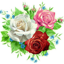 Оригинал схемы вышивки «роза подушка» (№1680310)