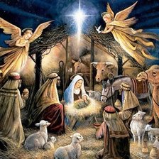 Оригинал схемы вышивки «рождение Христа» (№1688943)