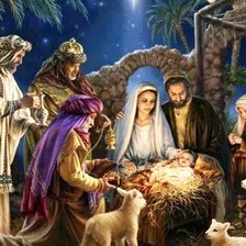Оригинал схемы вышивки «рождение Христа 2» (№1688951)