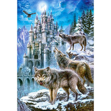Схема вышивки «волчий замок»