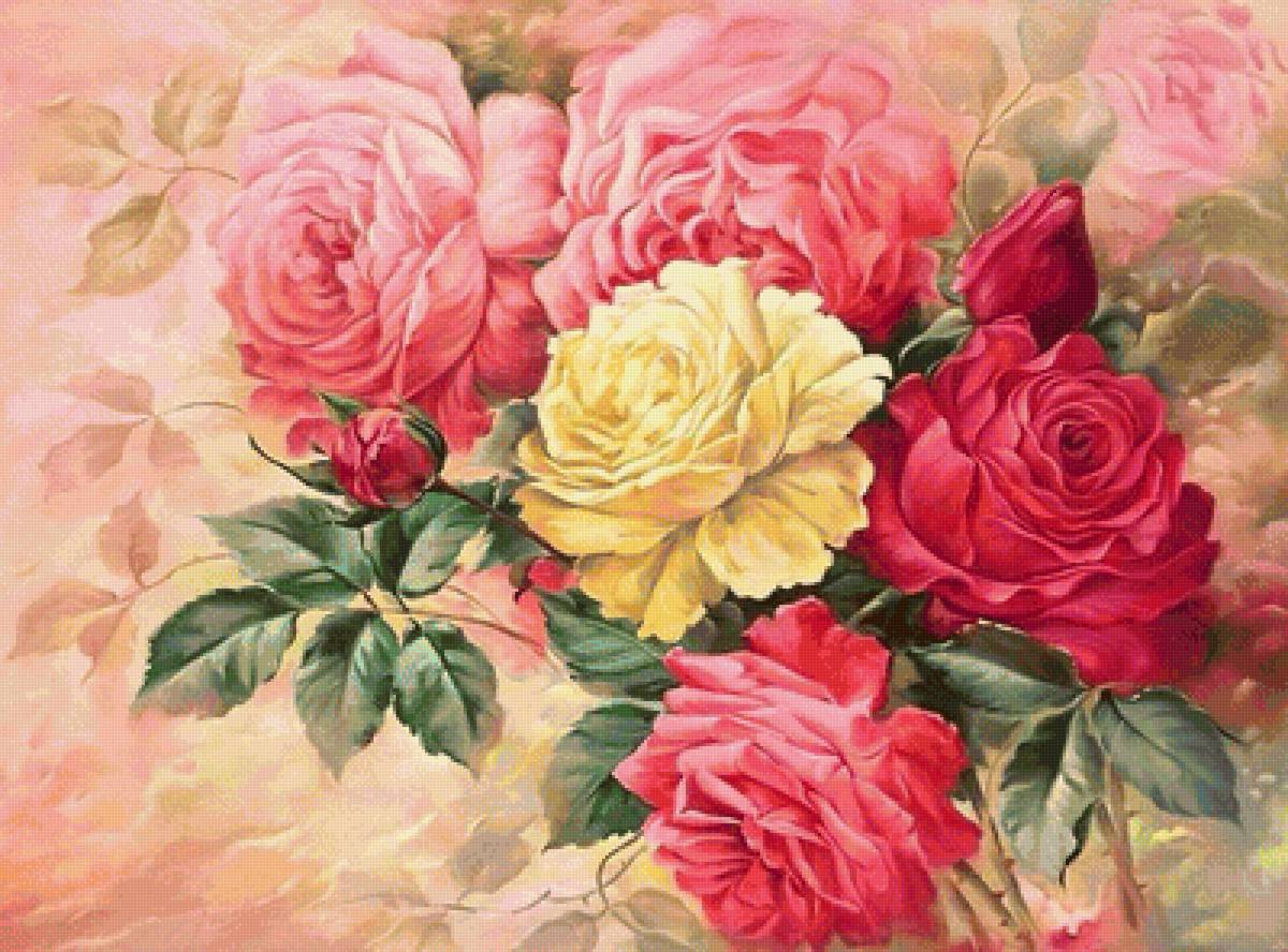 «Как хороши, как свежи были розы...» - розовые цветы, красные цветы, роза, розы - предпросмотр